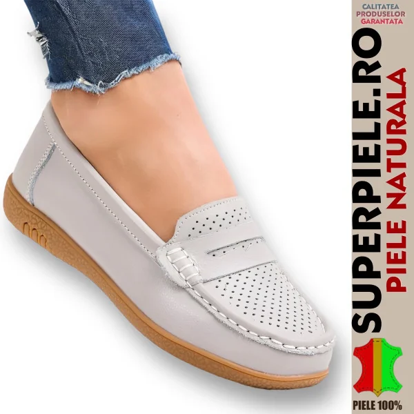 DAMENMOKASSINS |ANGEVA| NATURLEDER-4 Farben