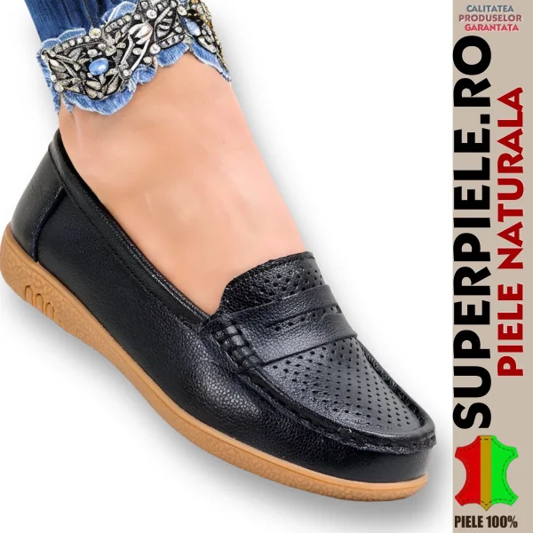 DAMENMOKASSINS |ANGEVA| NATURLEDER-4 Farben