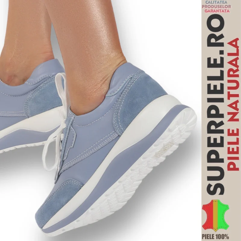 Baskets femme en cuir naturel avec style |DONALD|-5 couleurs