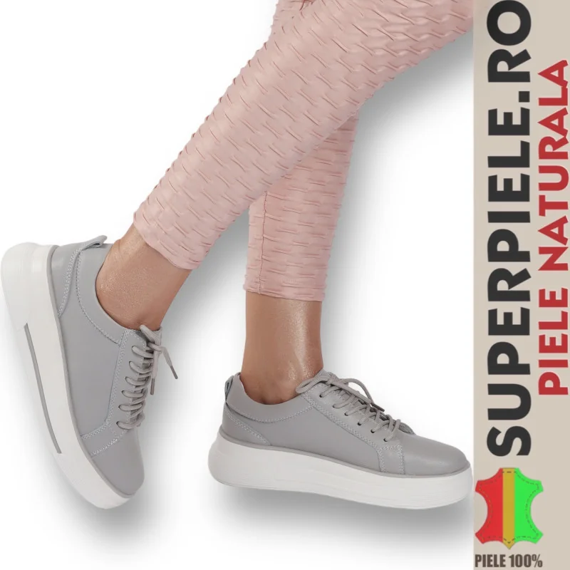 NoticiasZapatos casuales de piel auténtica con suela gruesa blanca |AVIVO|