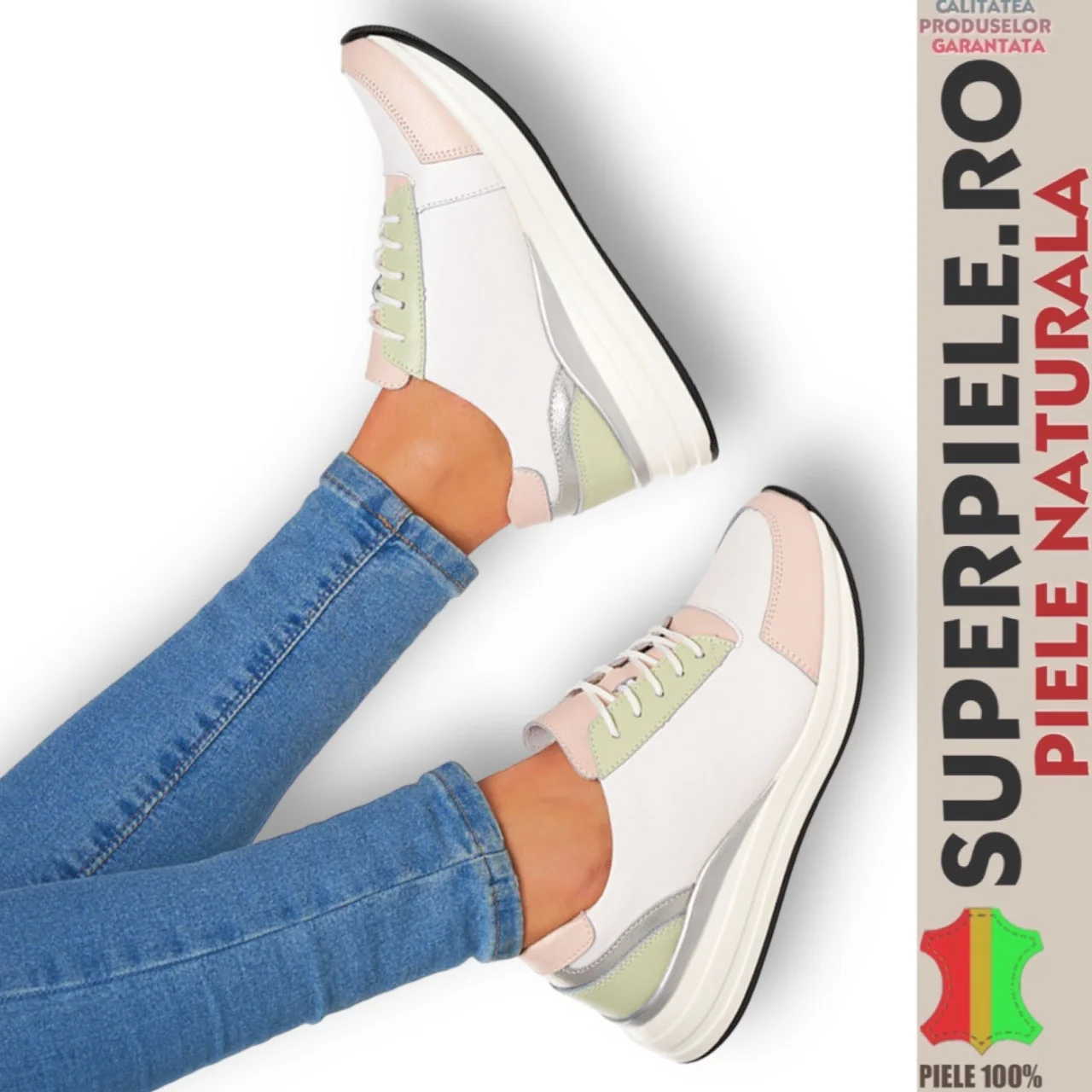Superpiele - Magazin Online de Încăltăminte-Genti din Piele NaturalăAdidas multicolor dama piele naturala cu siret |EDEVA|-5 culori