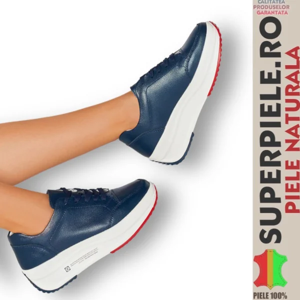 Superpiele - Magazin Online de Încăltăminte-Genti din Piele NaturalăFritidsskor i äkta läder med höga sulor |NOMERIZ| -5 färger