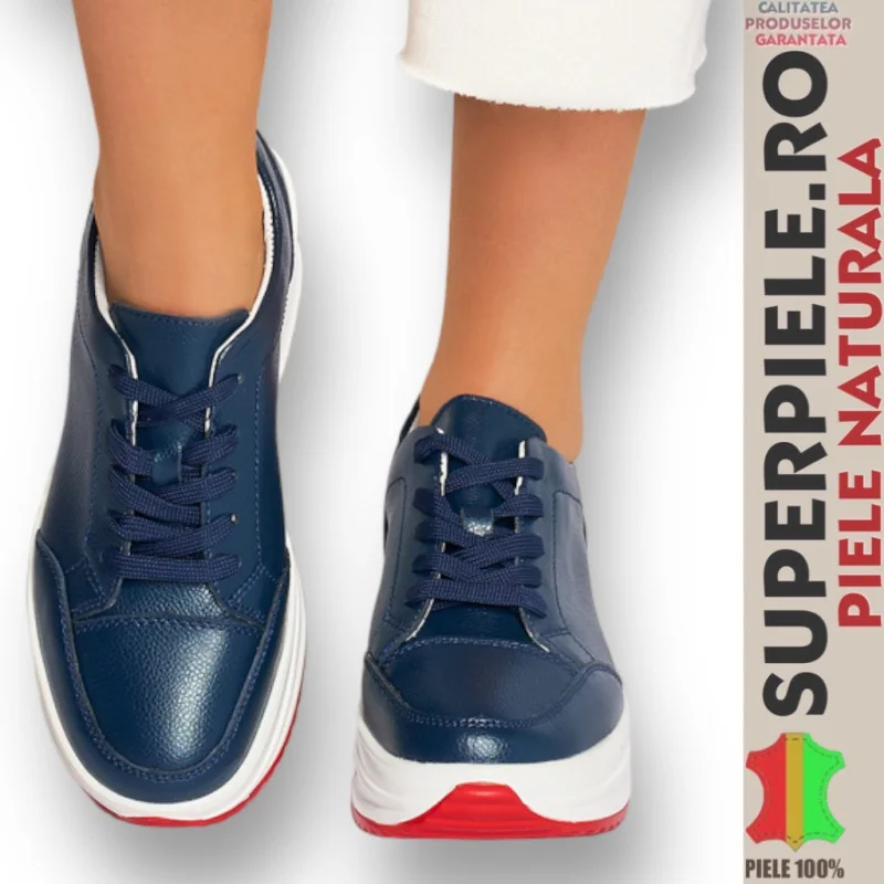 Superpiele - Magazin Online de Încăltăminte-Genti din Piele NaturalăFritidsskor i äkta läder med höga sulor |NOMERIZ| -5 färger