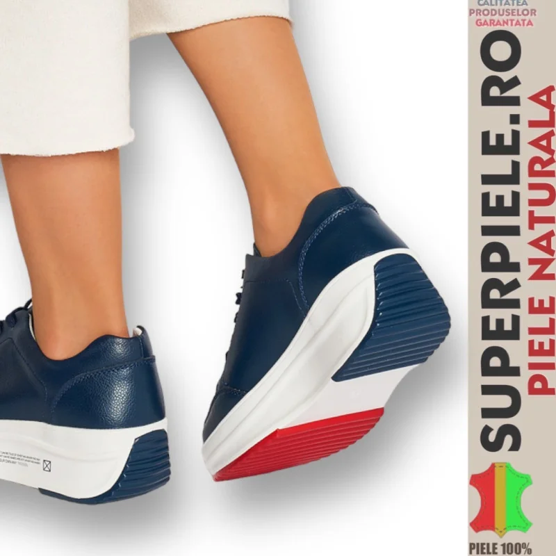Superpiele - Magazin Online de Încăltăminte-Genti din Piele NaturalăFritidsskor i äkta läder med höga sulor |NOMERIZ| -5 färger