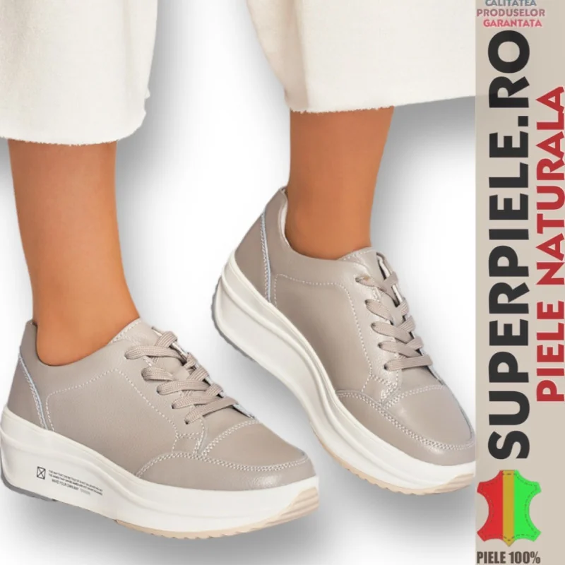 Superpiele - Magazin Online de Încăltăminte-Genti din Piele NaturalăFritidsskor i äkta läder med höga sulor |NOMERIZ| -5 färger