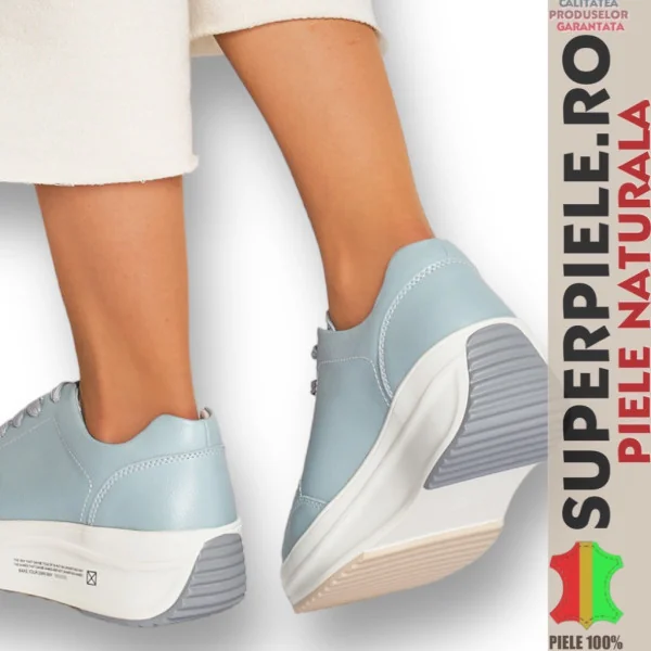 Superpiele - Magazin Online de Încăltăminte-Genti din Piele NaturalăFritidsskor i äkta läder med höga sulor |NOMERIZ| -5 färger