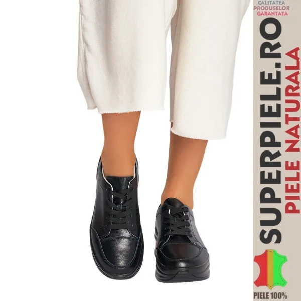 Superpiele - Magazin Online de Încăltăminte-Genti din Piele NaturalăFritidsskor i äkta läder med höga sulor |NOMERIZ| -5 färger