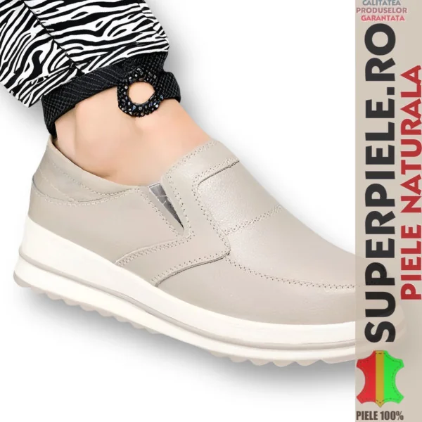 Superpiele - Magazin Online de Încăltăminte-Genti din Piele NaturalăDamloafers i äkta läder med tjocka sulor |HERMEZA|
