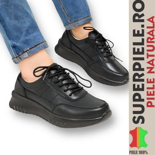 Superpiele - Magazin Online de Încăltăminte-Genti din Piele NaturalăSneakers piele naturala de dama cu inchidere siret |STILOZI|