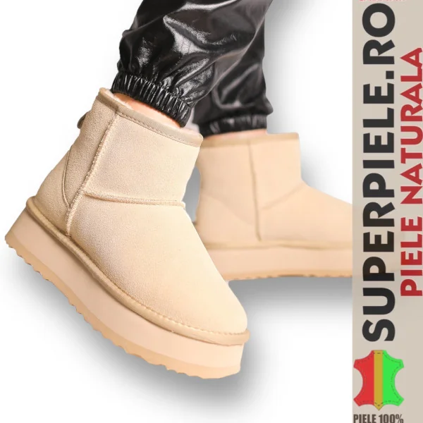 Stivali da donna in pelle naturale con fodera in pelliccia |UGG|-4 colori