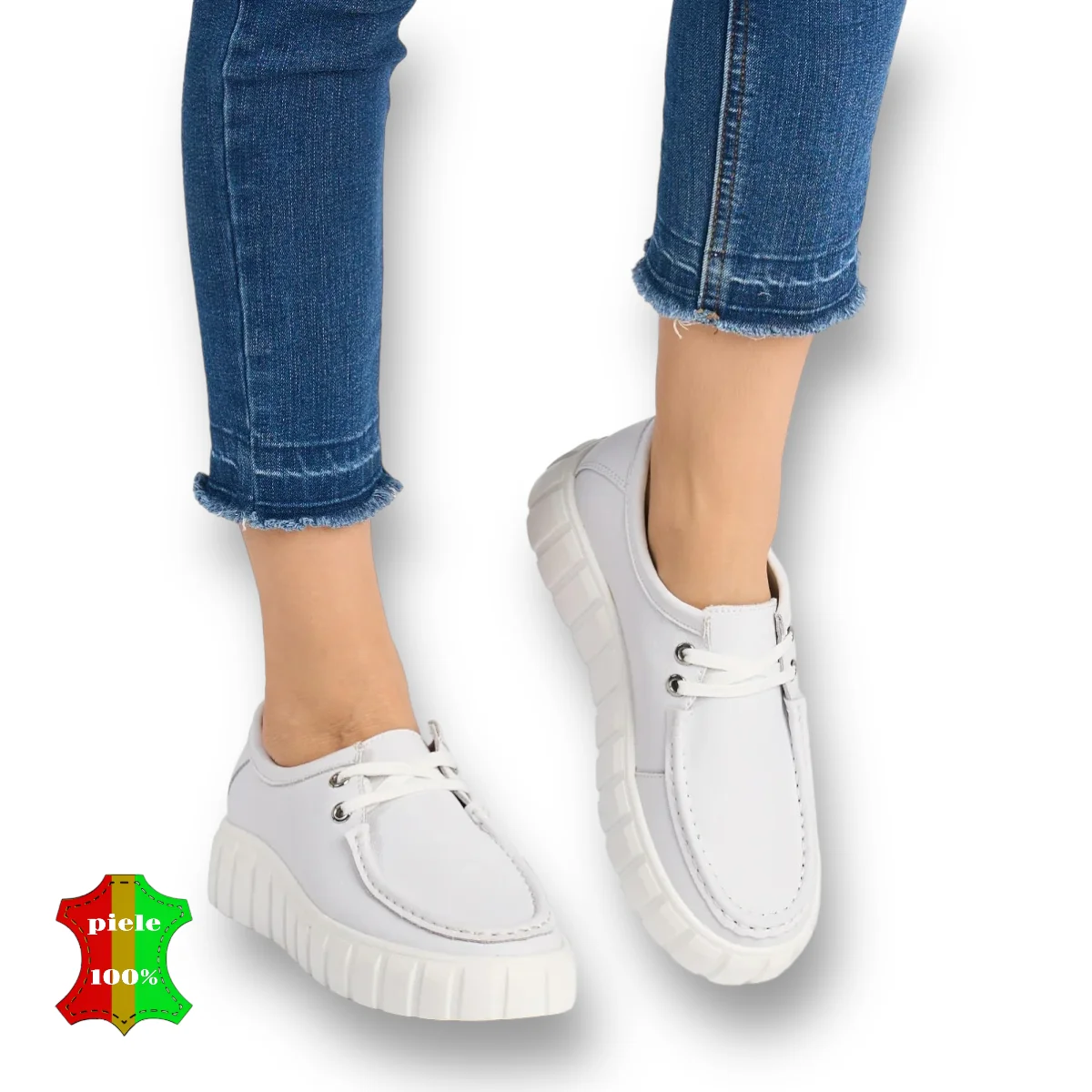 online winkel voor damesschoenen van echt leerCasual loafers van echt leer met veters |ZAMODIZ|-4 kleuren