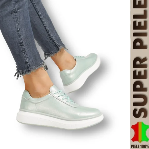 online winkel voor damesschoenen van echt leerCasual schoenen van natuurlijk leer met veters |RIDIMOZA|