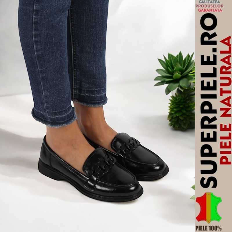 Mocassins en cuir véritable pour femme faits à la main - |premiumone|