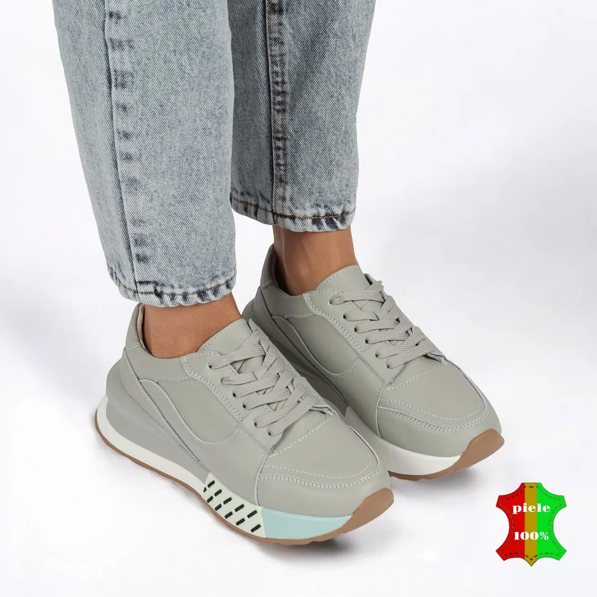 online winkel voor damesschoenen van echt leerdames casual schoenen van echt leer Barilla |SCRIBOLY|