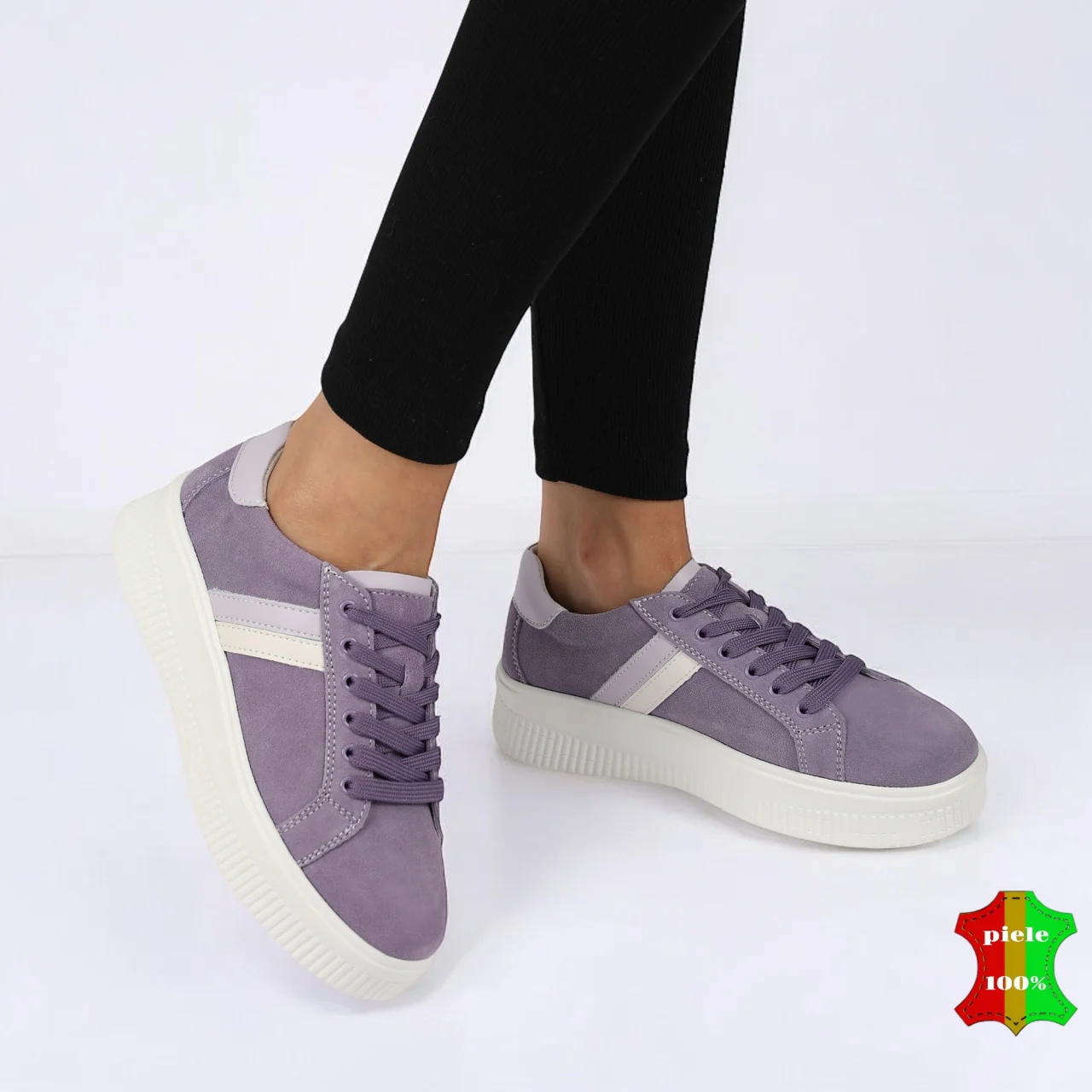 Superpiele - Magazin Online de Încăltăminte-Genti din Piele Naturalăpantofi casual dama Mov din piele naturală confortabili |MODEZA|