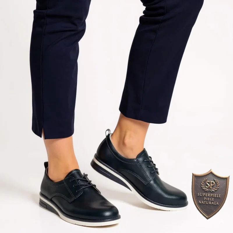 |ZAROX| Παπούτσια casual KAKI με πλατφόρμα από φυσικό δέρμα
