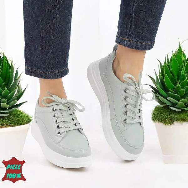 Chaussures décontractées en daim naturel beige à lacets |INVORY|