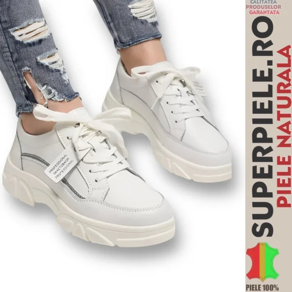 pantofi verzi sport casual sunt confecționați din piele naturală întoarsă