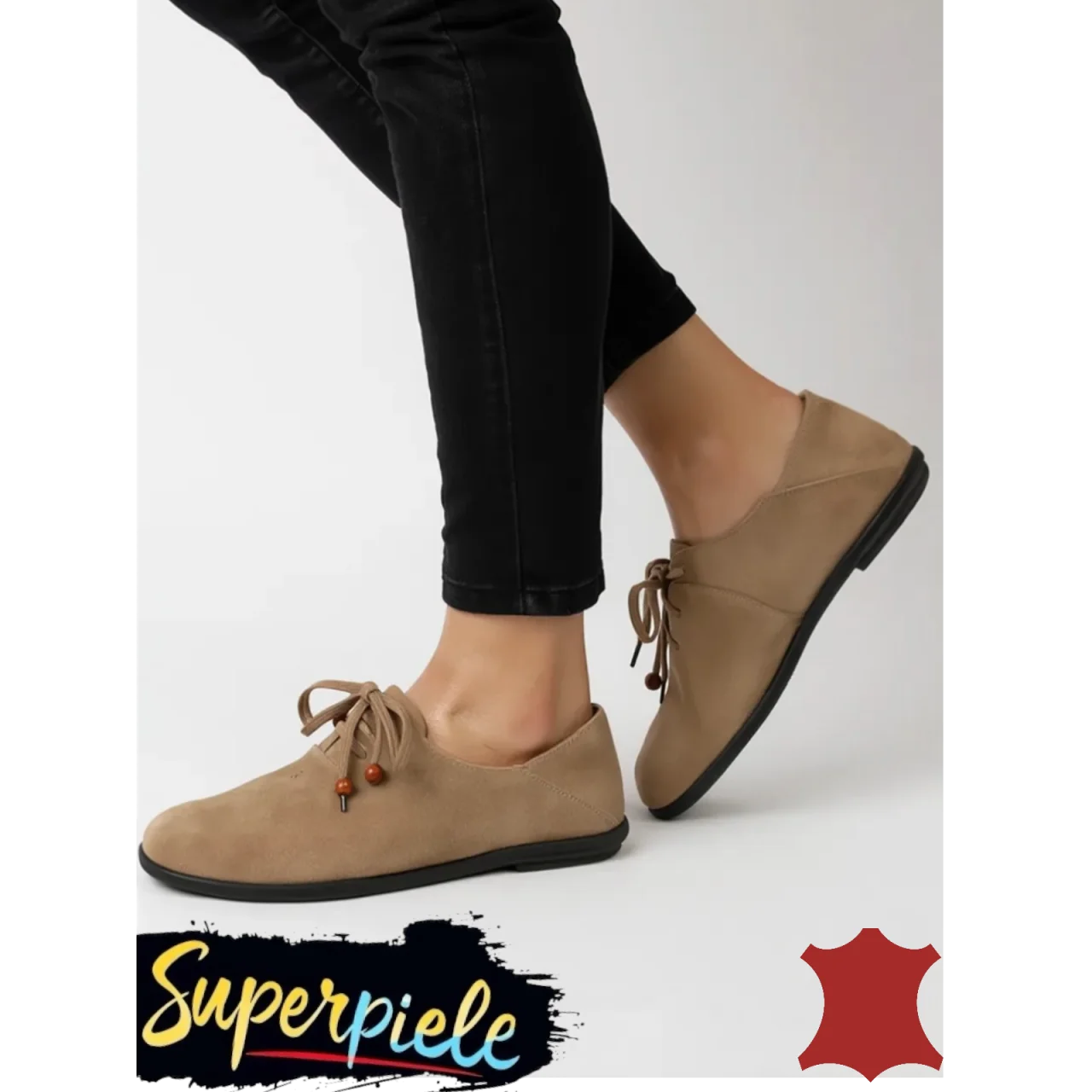 ležerne sportske cipelecopy of Pantofi Casual din Piele Naturală Întoarsă Cu toc mic F002-602