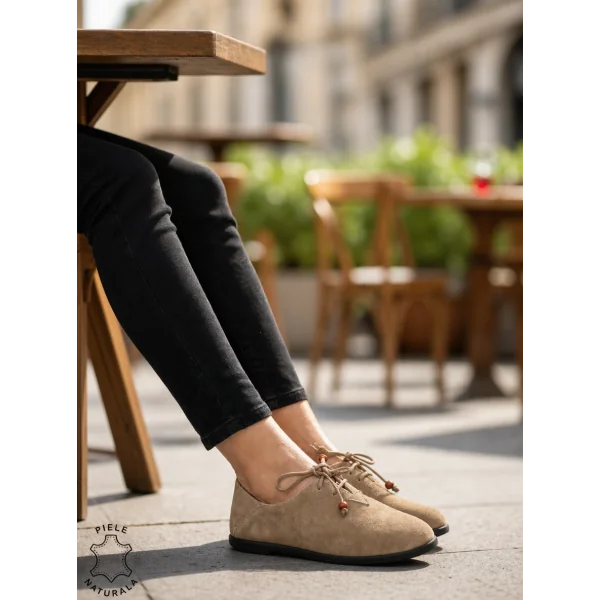 ležerne sportske cipelecopy of Pantofi Casual din Piele Naturală Întoarsă Cu toc mic F002-602