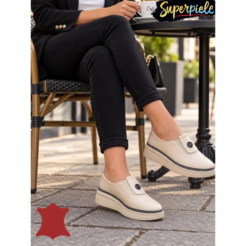 Balerinke i mokasinecopy of Pantofi casual damă din piele naturală Fără șireturi