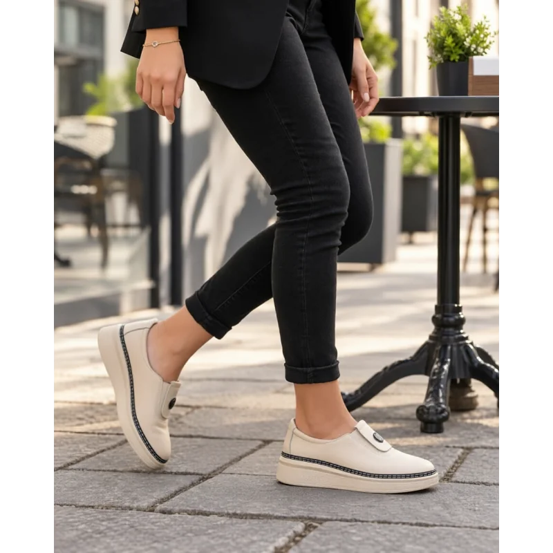 Balerinke i mokasinecopy of Pantofi casual damă din piele naturală Fără șireturi
