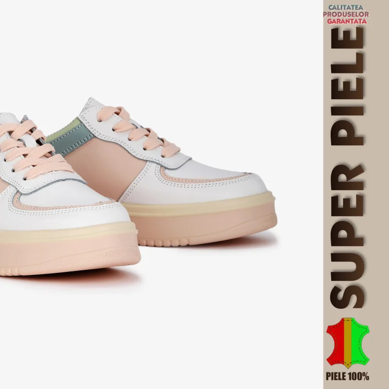 BUTY DAMSKIE WIELOKOLOROWE |Ada|-SKÓRA NATURALNA