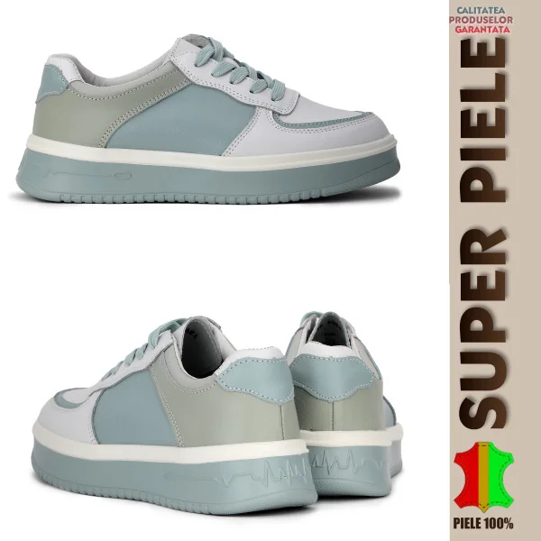 BUTY DAMSKIE WIELOKOLOROWE |Ada|-SKÓRA NATURALNA