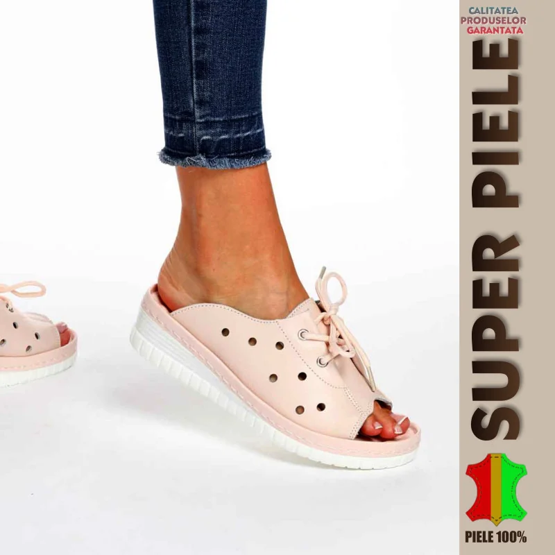 sandále papučeDámske papuče z pravej kože |PAVOBA|-4 farby