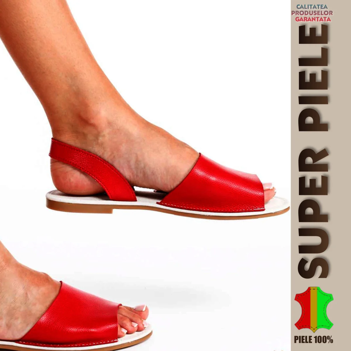 sandale papučeŽenske sandale od prirodne kože |ZAPOVA|-8 boja