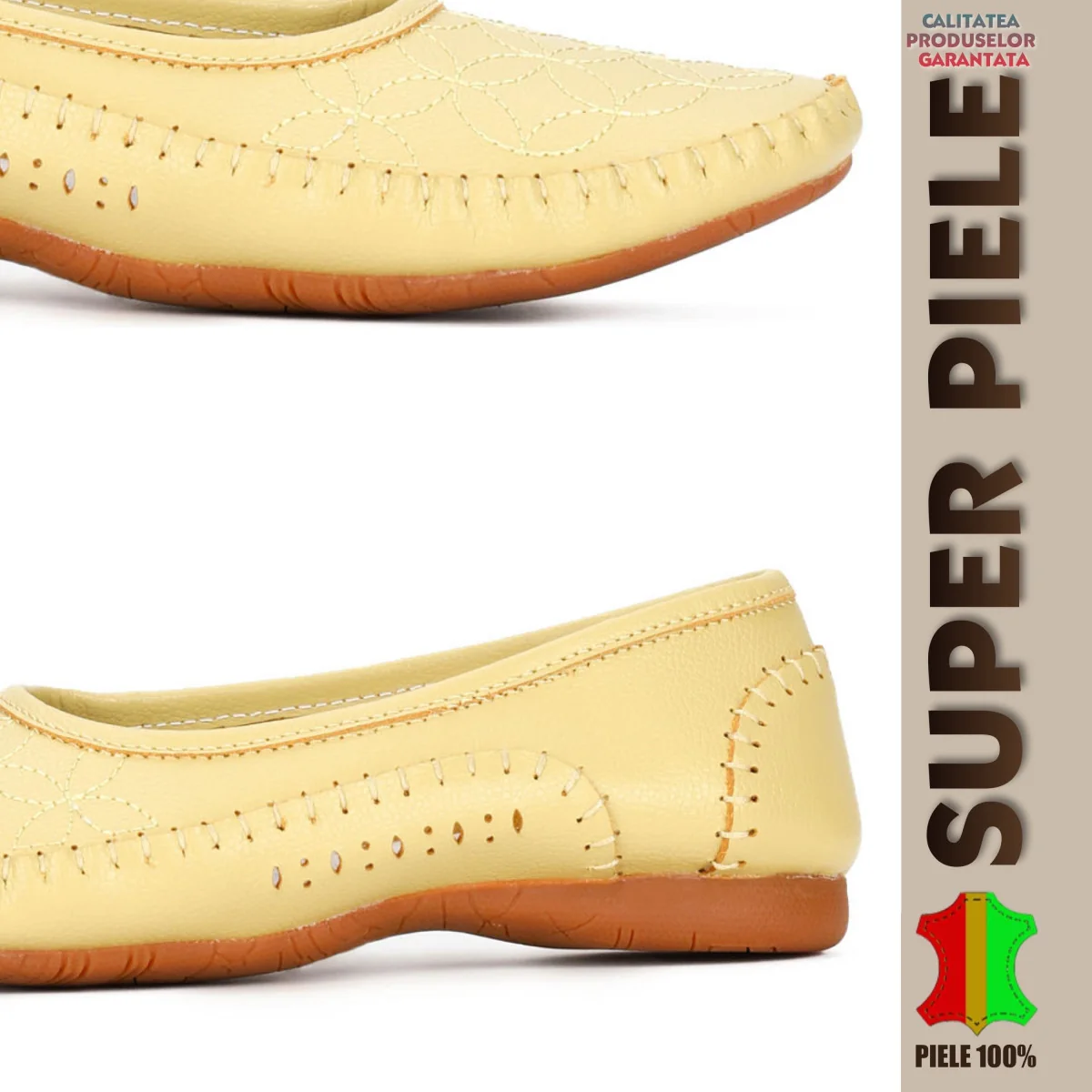 bailarinas y mocasinesBailarinas de mujer en piel natural 6 colores |Olivia|-suela flexible
