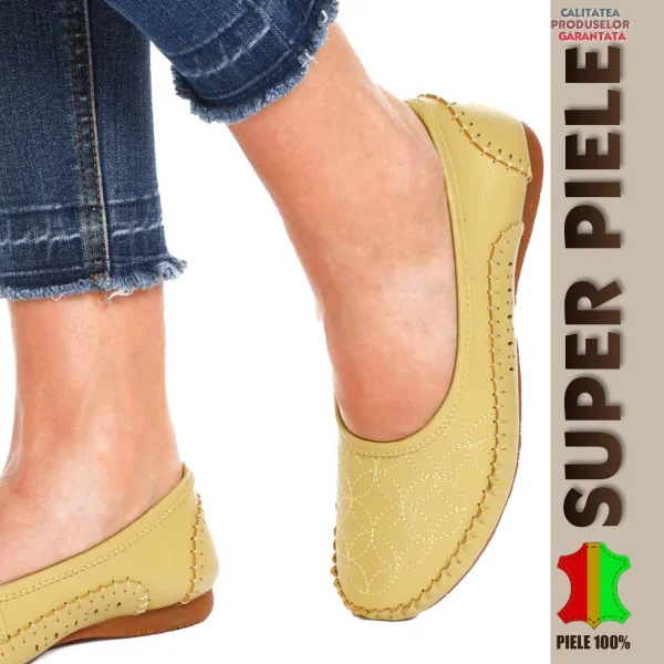 bailarinas y mocasinesBailarinas de mujer en piel natural 6 colores |Olivia|-suela flexible