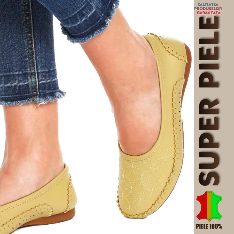 bailarinas y mocasinesBailarinas de mujer en piel natural 6 colores |Olivia|-suela flexible
