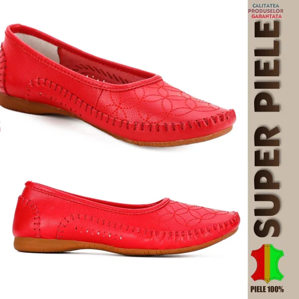 bailarinas y mocasinesBailarinas de mujer en piel natural 6 colores |Olivia|-suela flexible