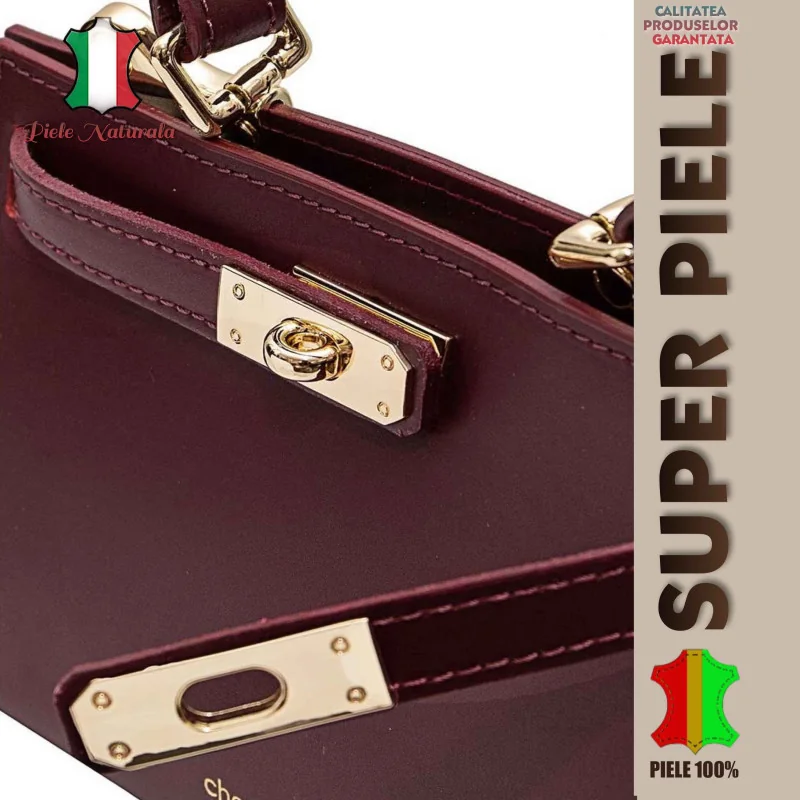 Torbe od prirodne kožeProljetno zelena - |ELZA| Torbica od prave kože