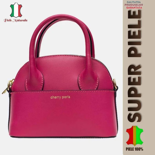 Torbe od prirodne kožeŽenska torba |CHERRY| - prirodna koža u elegantnim bež tonovima