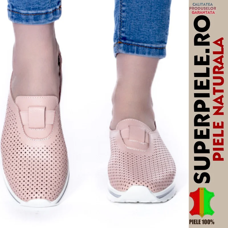 internetska trgovina za ženske cipele od prave kožeLEŽERNE CIPELE OD PERFORIRANE KOŽE |FATEN| SLIP-ON
