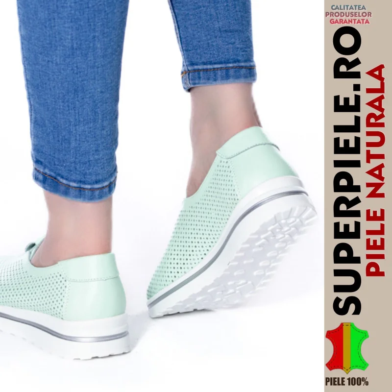 internetska trgovina za ženske cipele od prave kožeLEŽERNE CIPELE OD PERFORIRANE KOŽE |FATEN| SLIP-ON