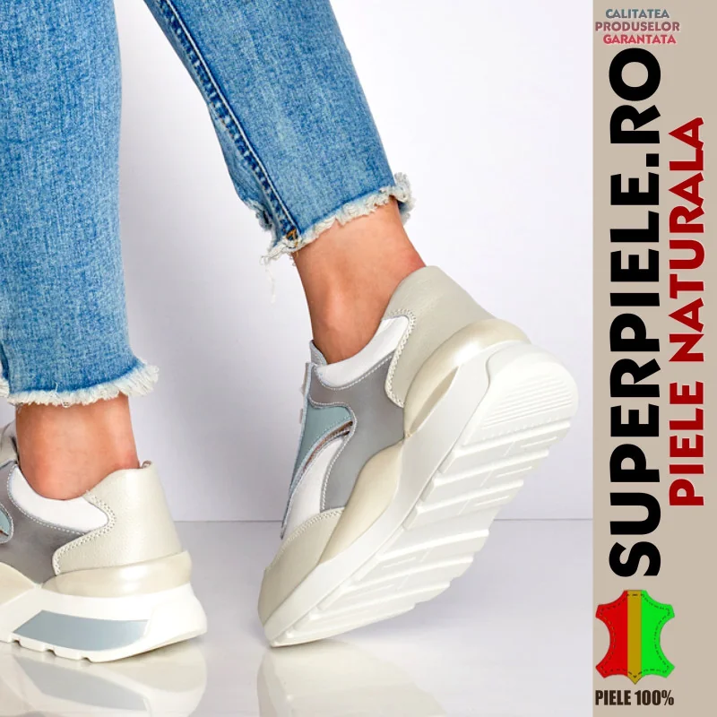 Baskets mode femme à semelles épaisses multicolores et lacets-|SALMA| 2023